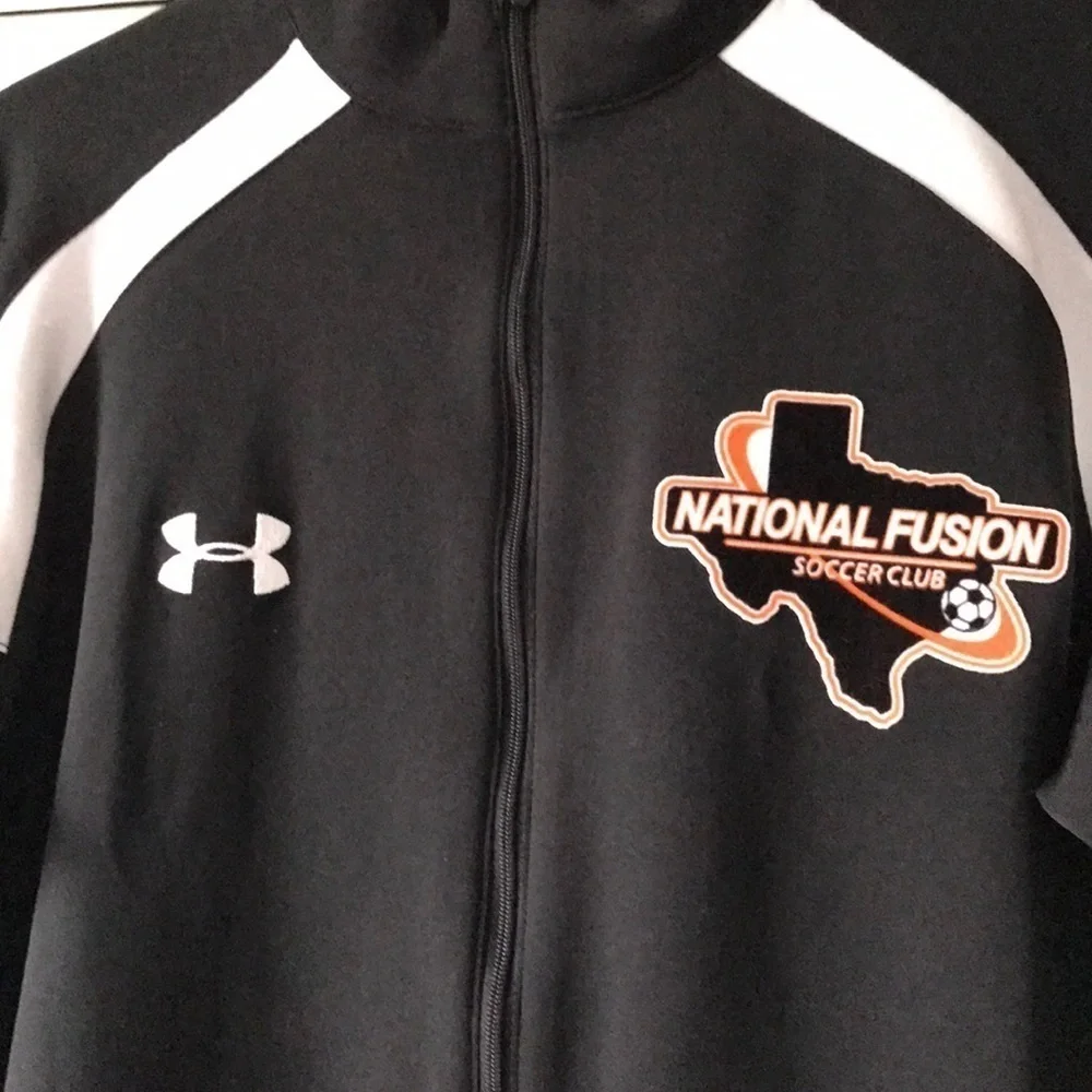 Under Armour Black Youth Soccer Zip Up Jacket